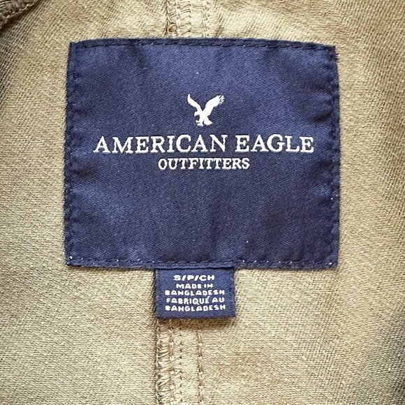 AMERICAN EAGLE Moto jacket - Women's Small - olive green - looks new! - Picture 9 of 11